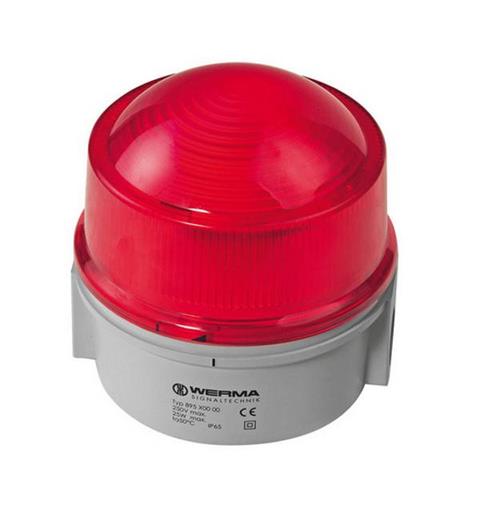 XenonStrobe 897 230vAC 1:RED 15J 1Hz IP65 Base Mount Double Flash